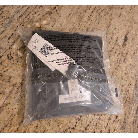 New! Jones New York Women L Green Sparkle Stripe Merino Wool Blend Sweater - Picture 12 of 12